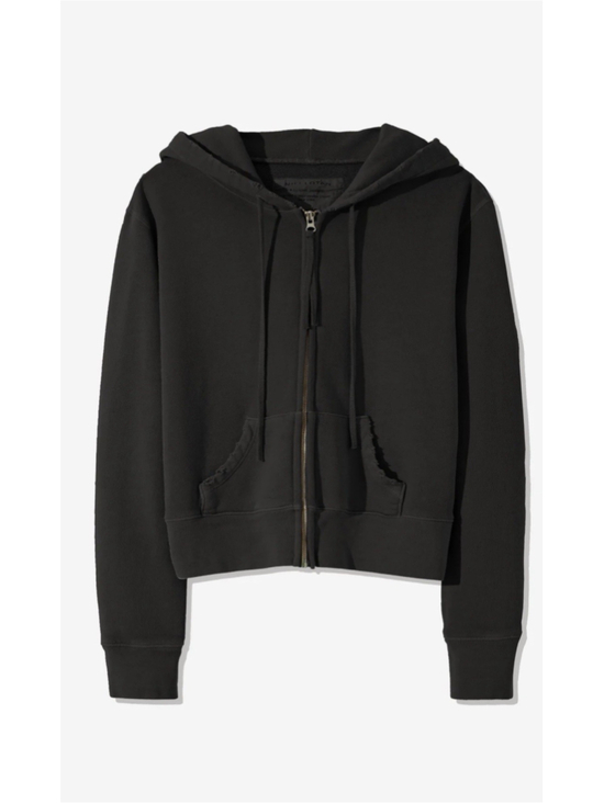 Nili Lotan Tops - Nili Lotan NWOT Callie Hoodie Zip Up Women's Small Washed Black